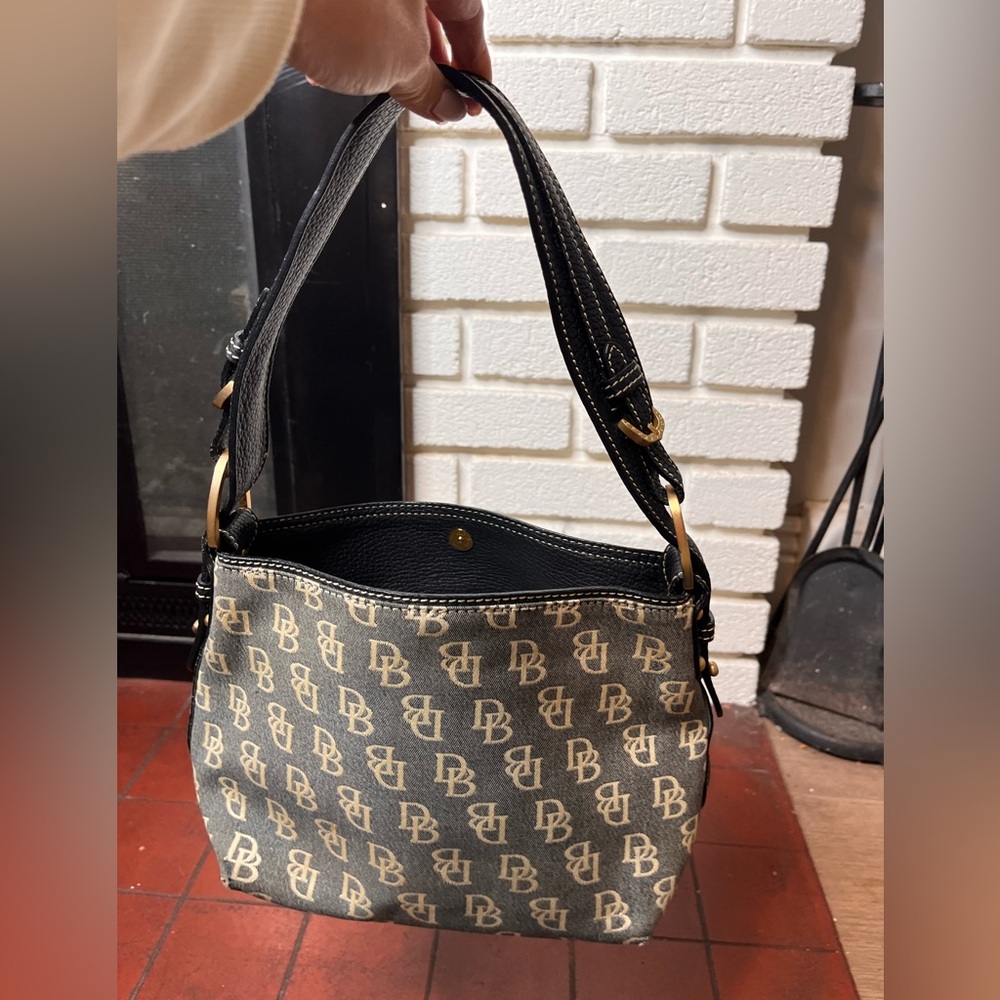 Dooney & Bourke Anniversary Signature Logo Bag Shoulder Purse y2k - Picture 10 of 13